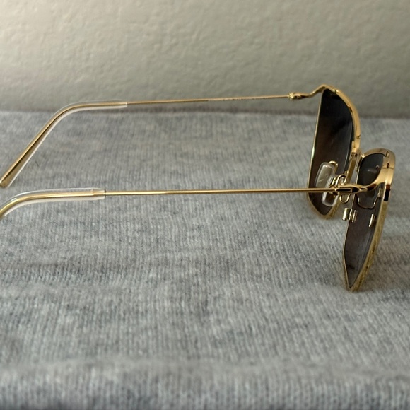 Maui Jim Puakenikeni MJ 823-16 Polarized Gold Metal Sunglasses w/ Case-NWOT main image 11